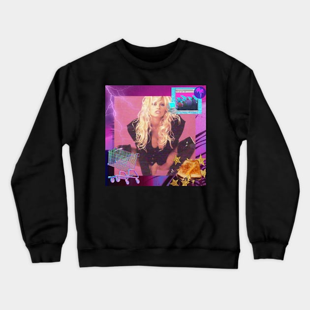 Pamela Anderson - Barb Wire Crewneck Sweatshirt by DestroyMeDaddy